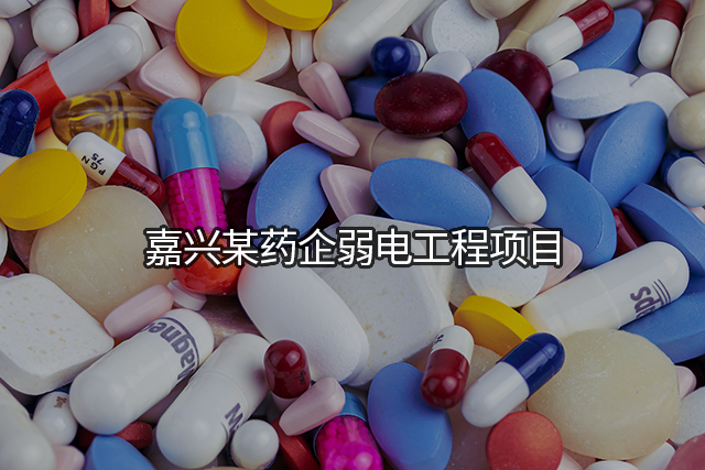 嘉興某藥企弱電工程項目